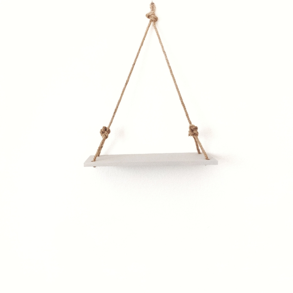 Boho Rope Hanging Shelf - Picture 9 of 10